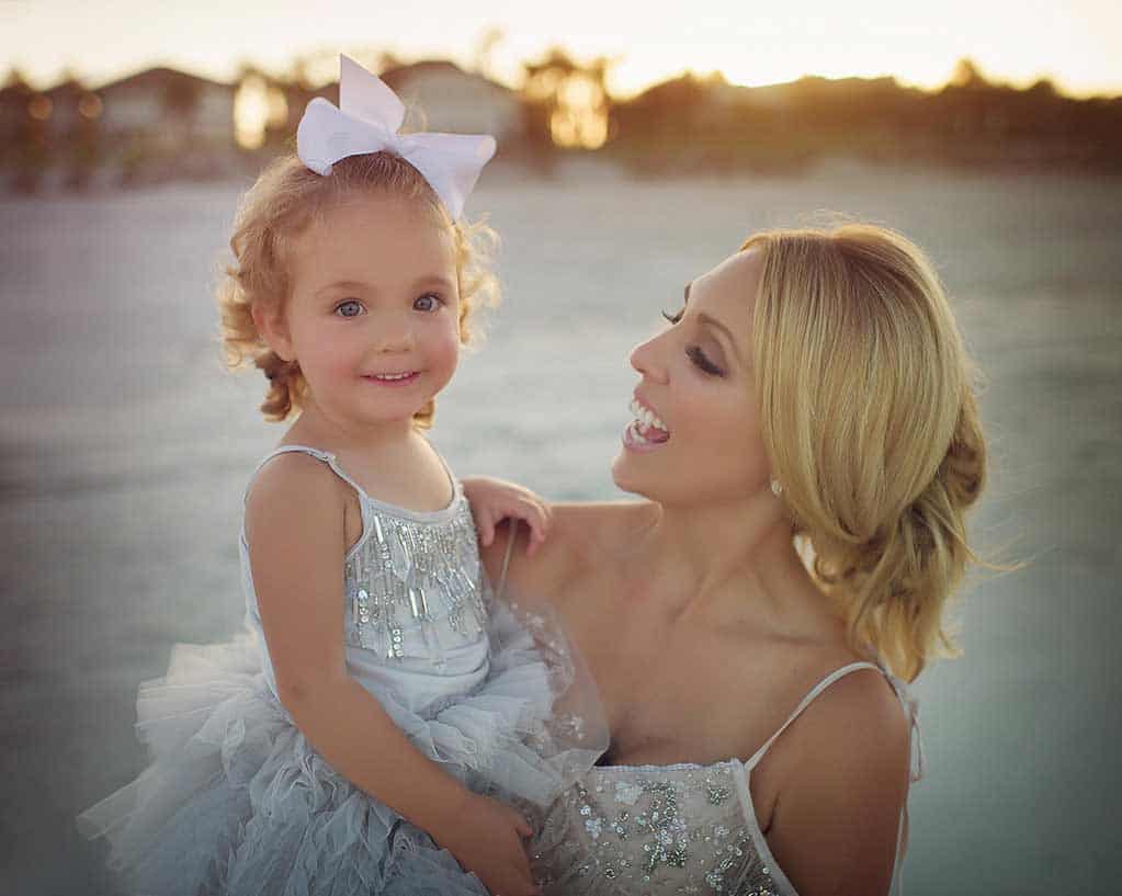 Non Surgical Skin Rejuvenation Patient of Dr. Biesman in Nashville with her daughter